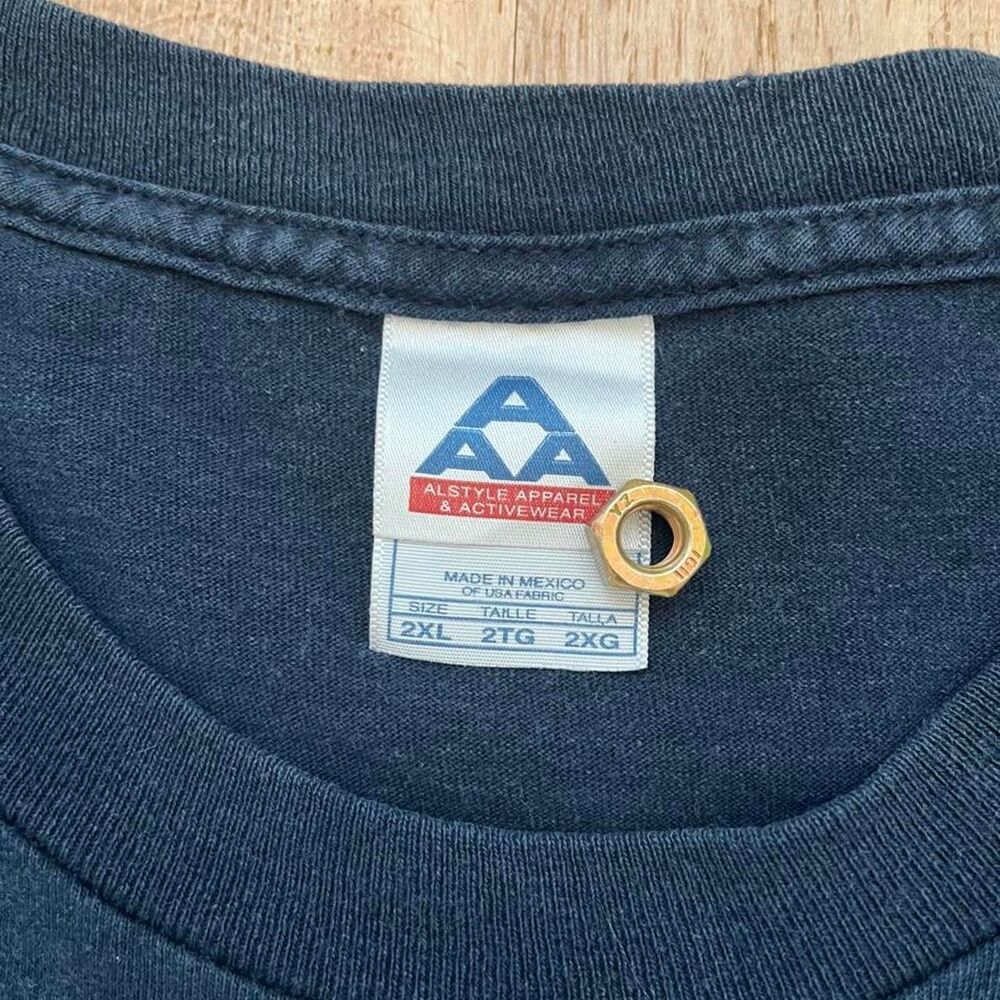 Aaa Men's Navy T-shirt - Picture 3 of 4